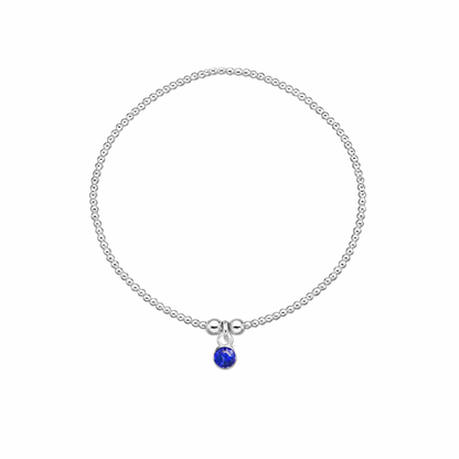 Birthstone Beaded Bracelet