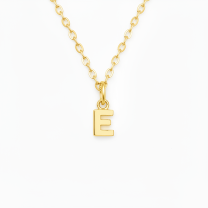 Birthstone Initial Necklace