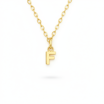 Birthstone Initial Necklace