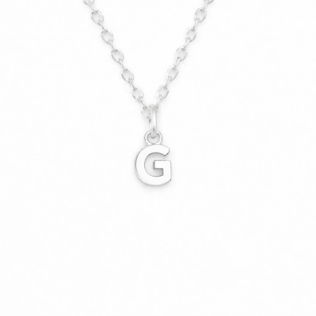 Birthstone Initial Necklace