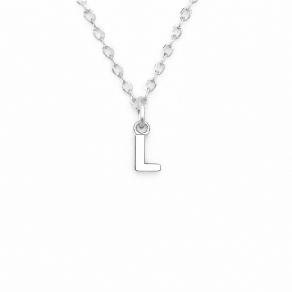 Birthstone Initial Necklace
