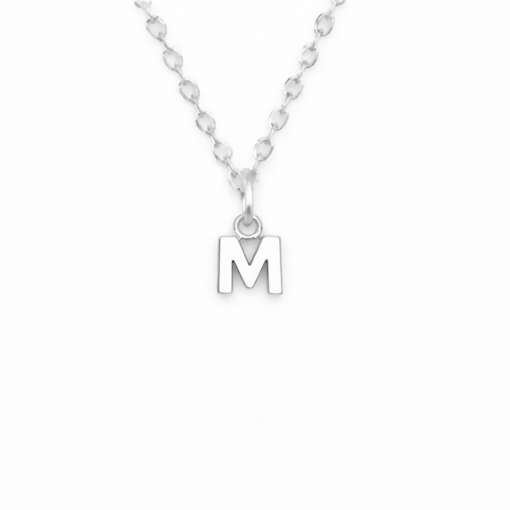 Birthstone Initial Necklace