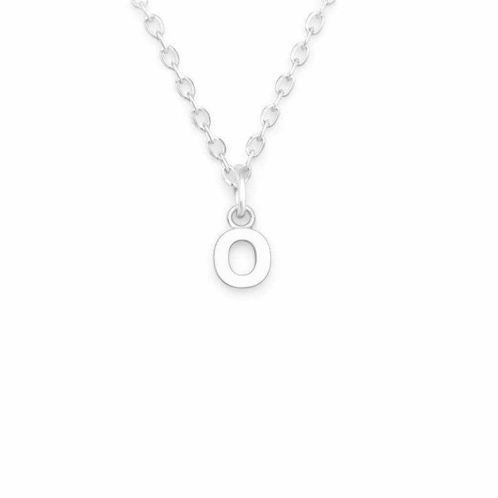 Birthstone Initial Necklace