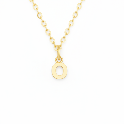 Birthstone Initial Necklace