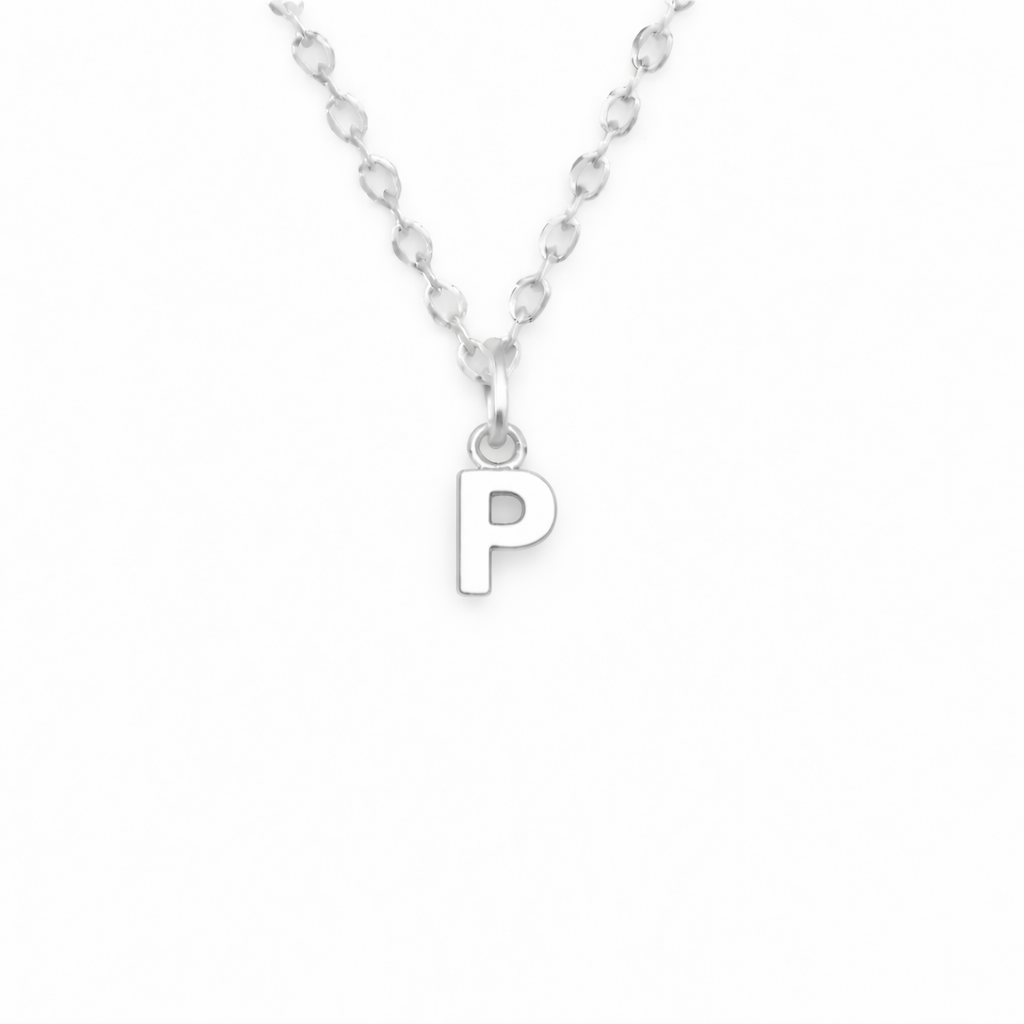Birthstone Initial Necklace