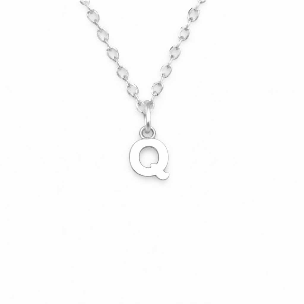 Birthstone Initial Necklace
