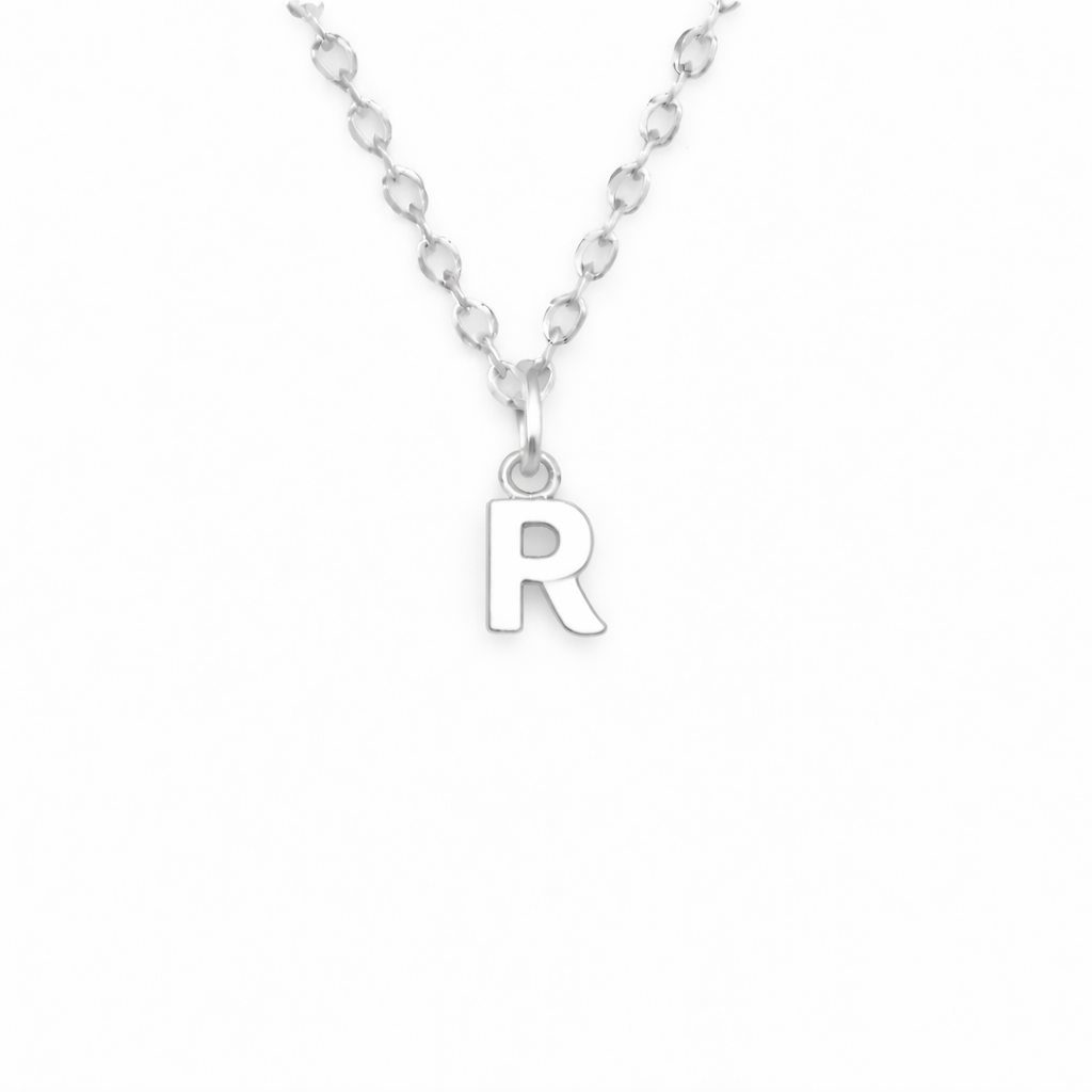 Birthstone Initial Necklace