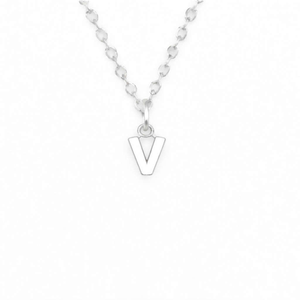 Birthstone Initial Necklace