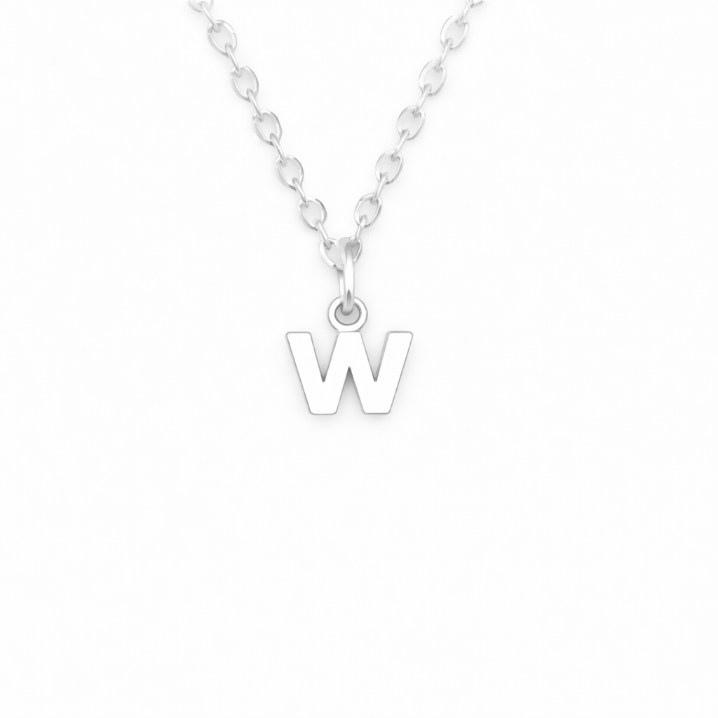 Birthstone Initial Necklace