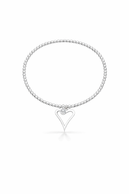 Birthstone Heart Bracelet