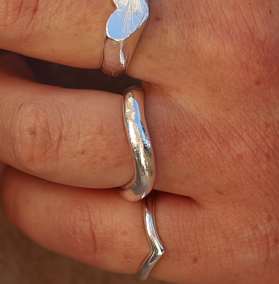 Liquid Silver Ring
