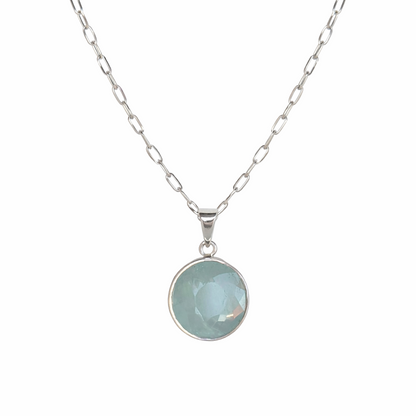 Aquamarine Treasure Trace Necklace
