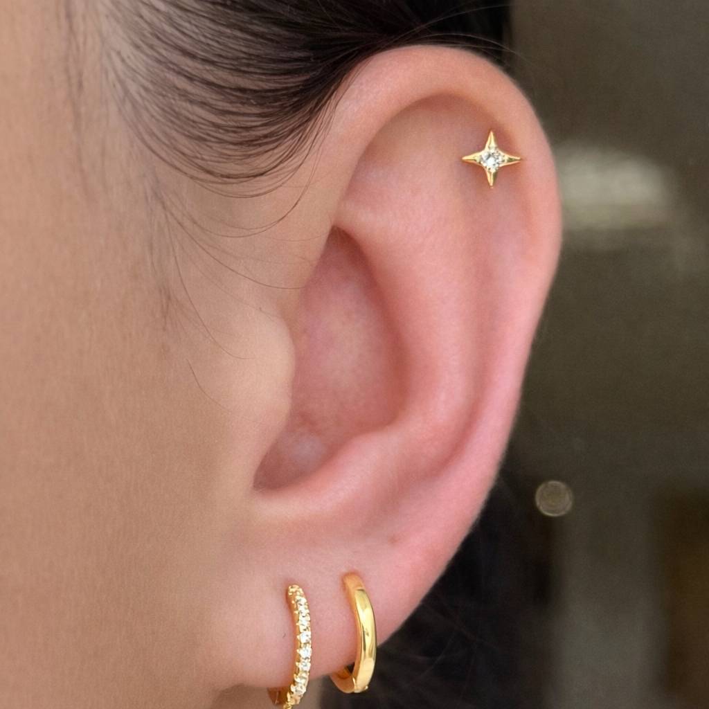 Star Cartilage Stud