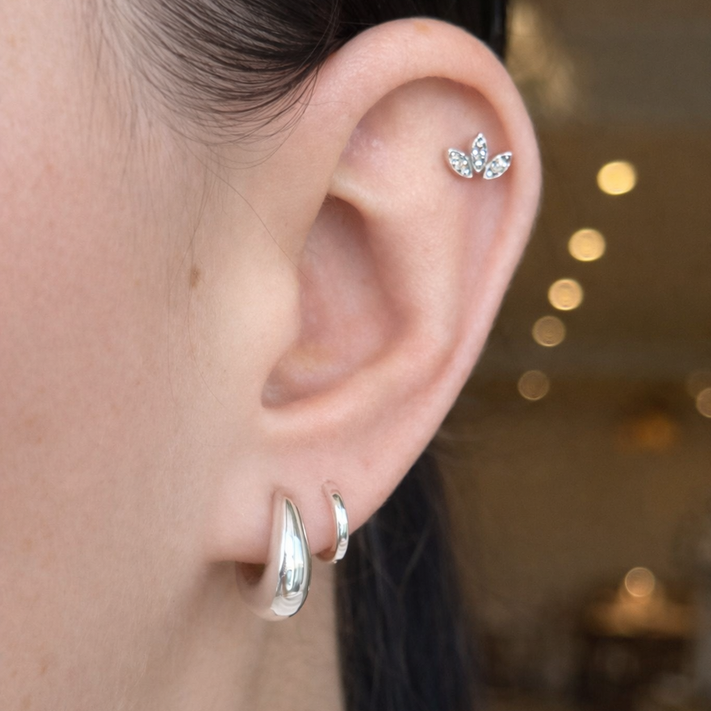 Leaf Cartilage Stud