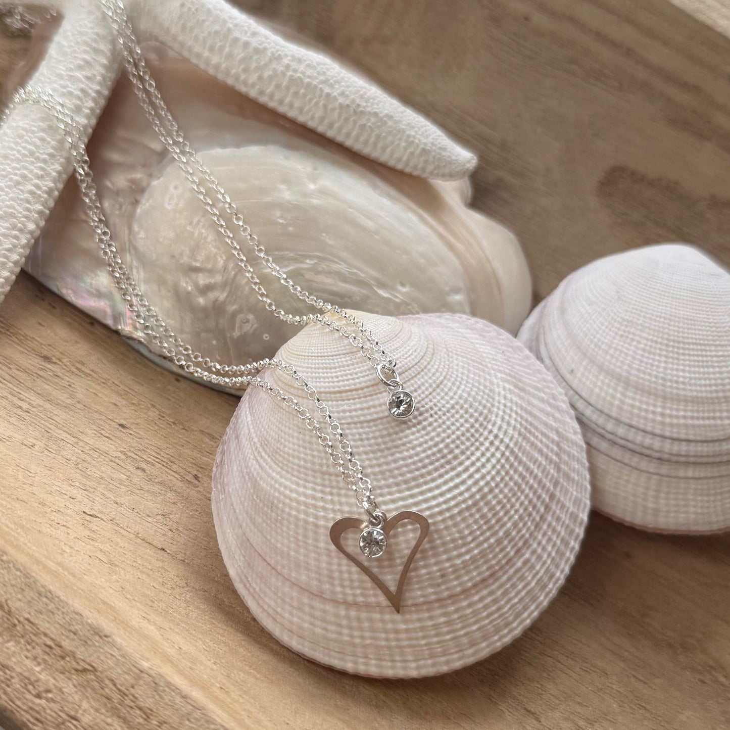 Birthstone Heart Necklace
