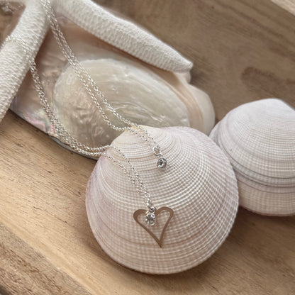Birthstone Heart Necklace