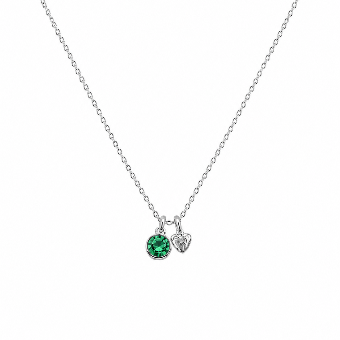 Birthstone Teeny Heart Necklace