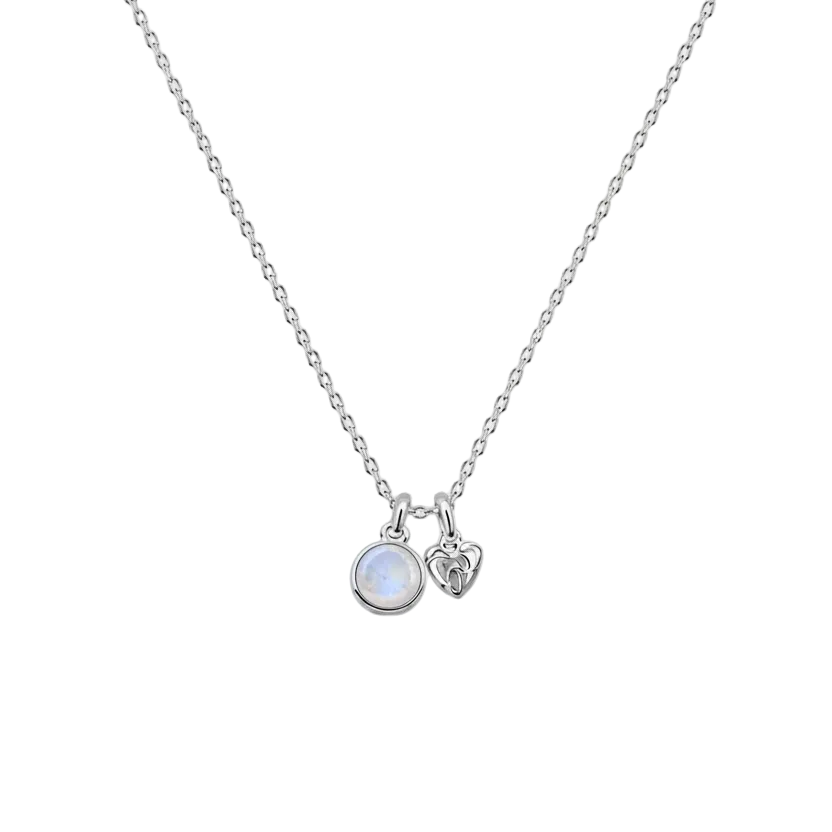 Birthstone Teeny Heart Necklace