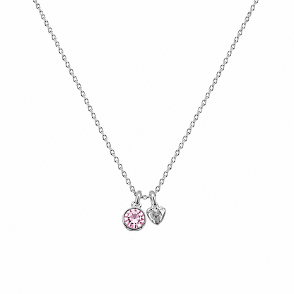 Birthstone Teeny Heart Necklace