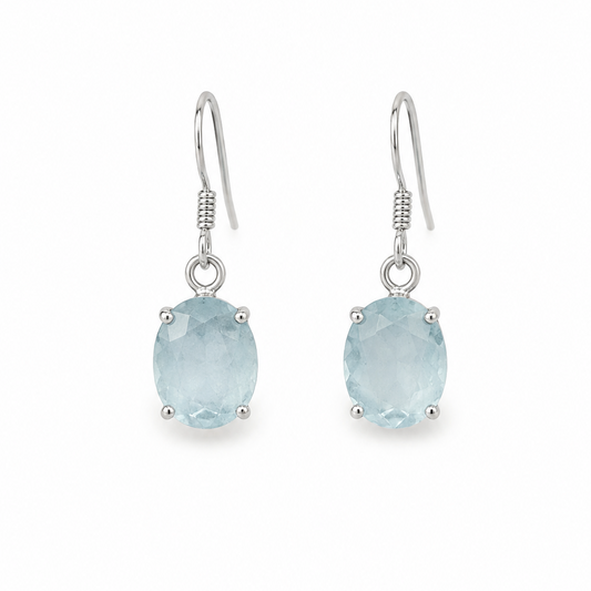 Tidepool Aquamarine Drop Earrings