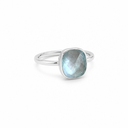 Sea Spray Aquamarine Ring