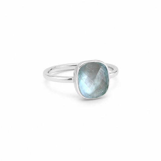 Sea Spray Aquamarine Ring