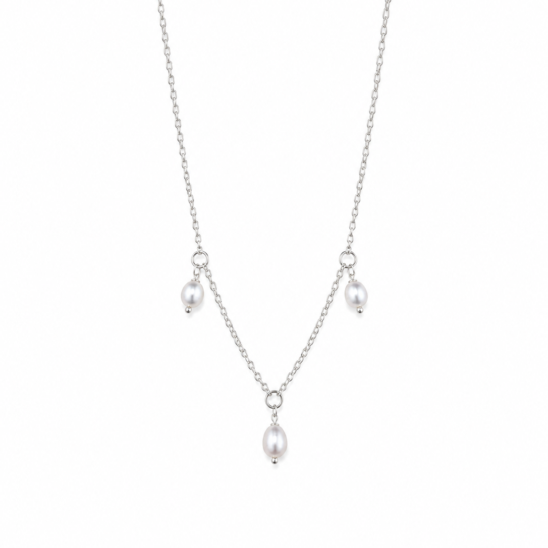 Luna Pearl Drop Necklace