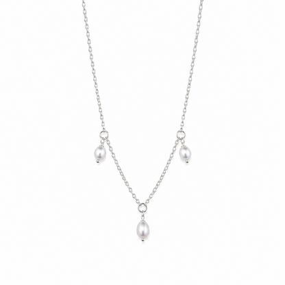Luna Pearl Drop Necklace
