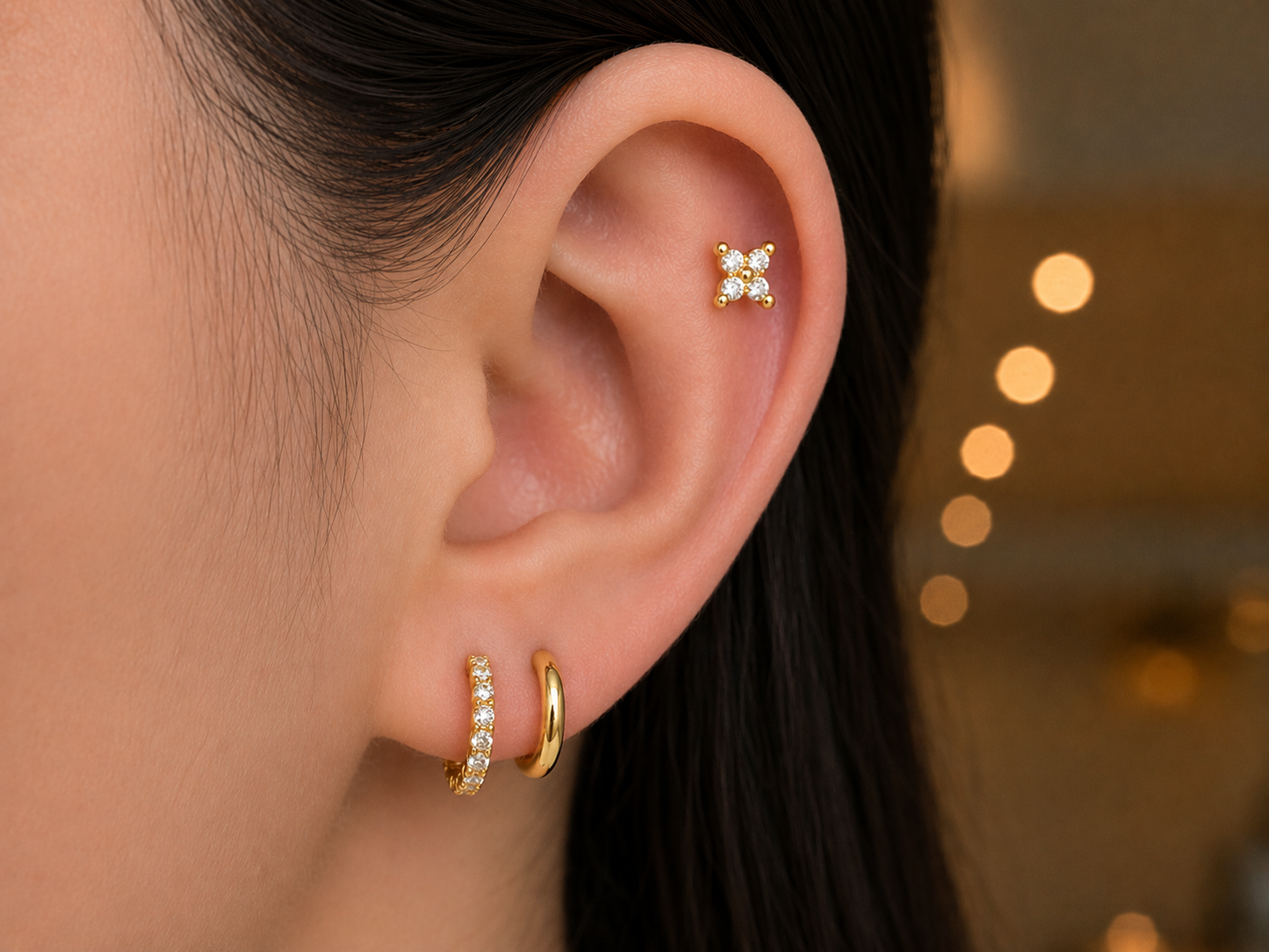 Mini Flower Cartilage Stud