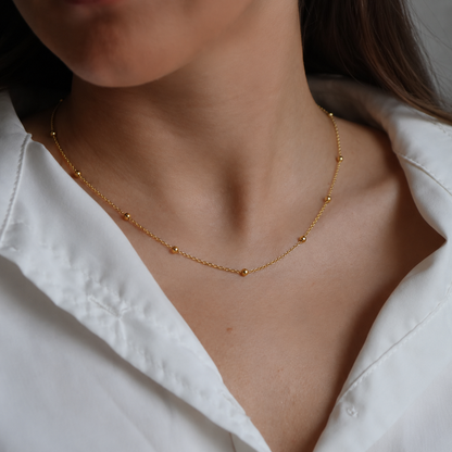 Delicate Satellite Necklace
