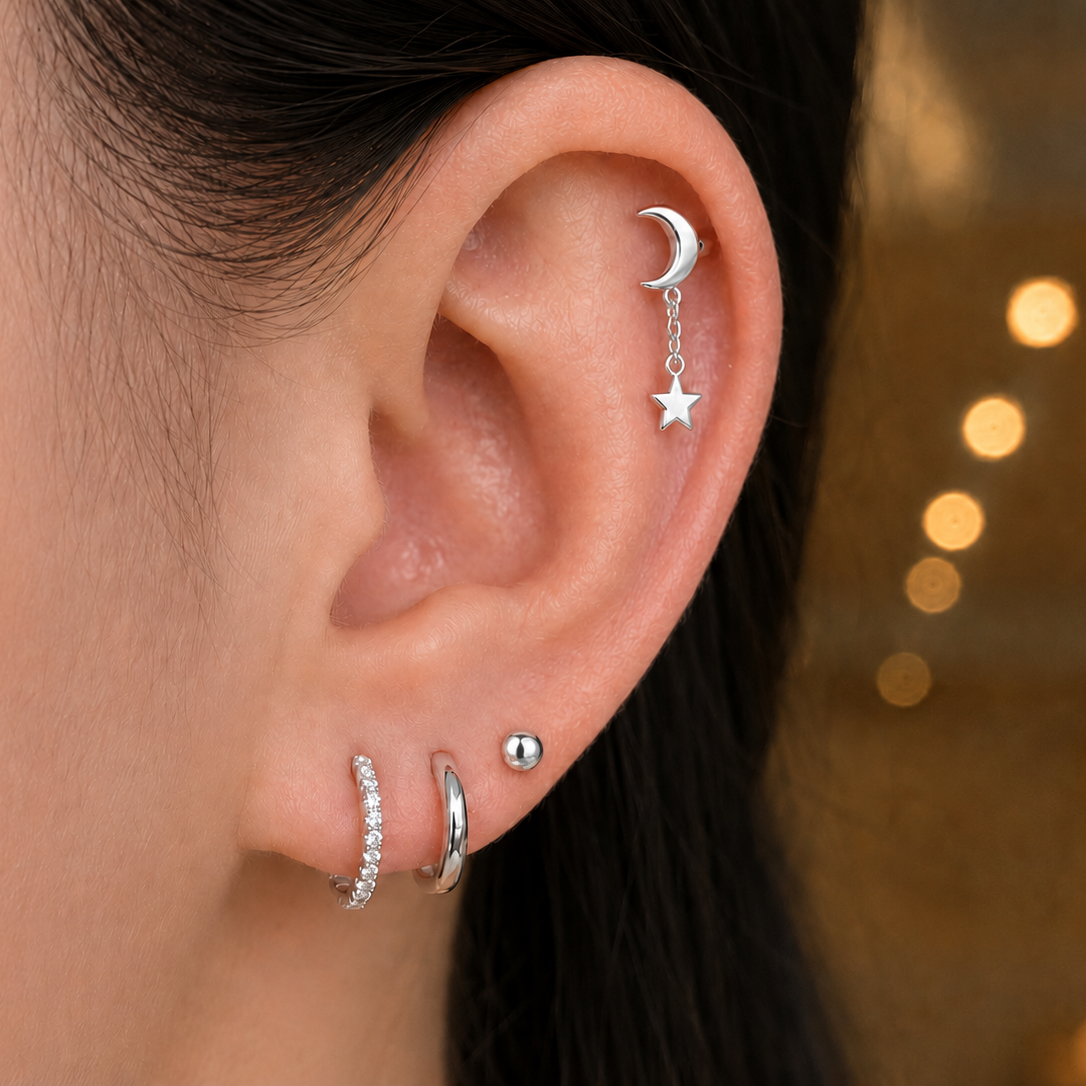 Small Ball Stud Earrings