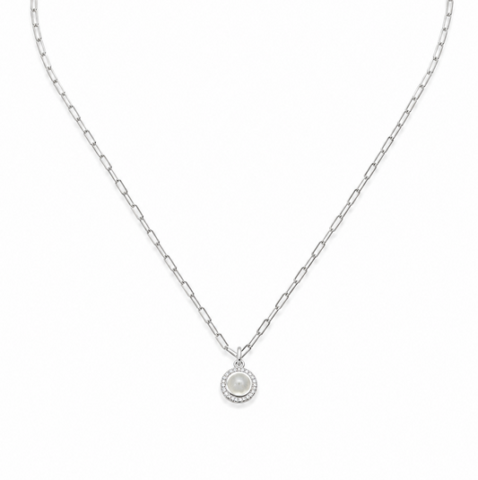 Sparkle Disc Trace Necklace