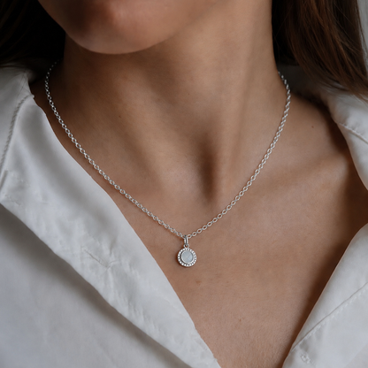 Sparkle Disc Necklace