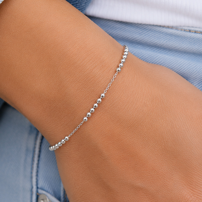 Bead & Chain Stacking Bracelet