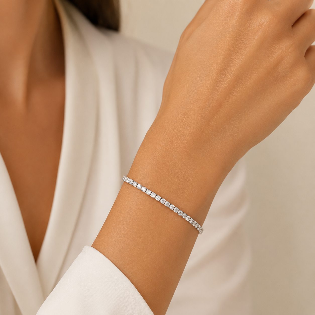 Moissanite Tennis Bracelet