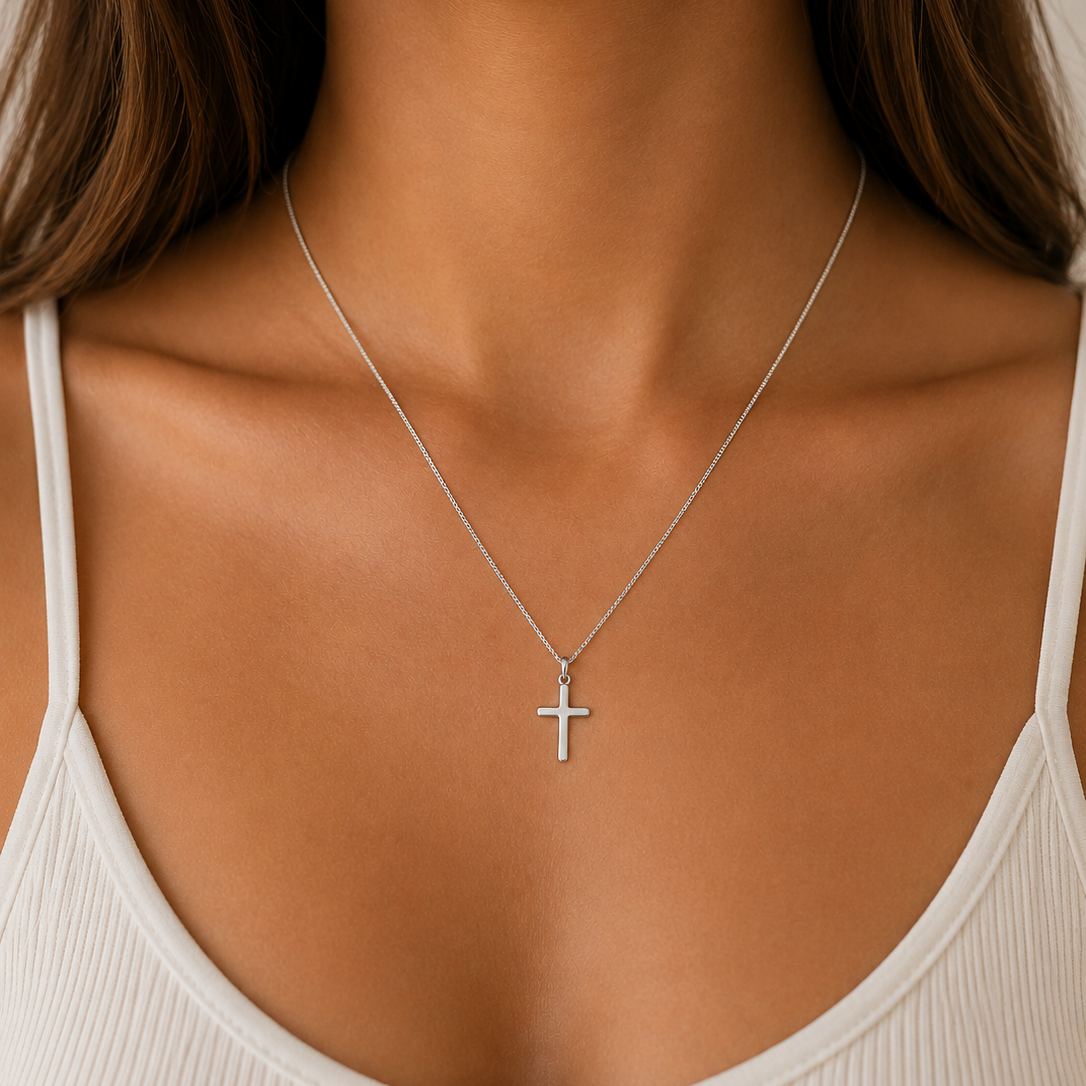 Simple Cross Necklace