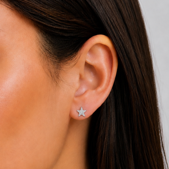 Sparkle Star Studs