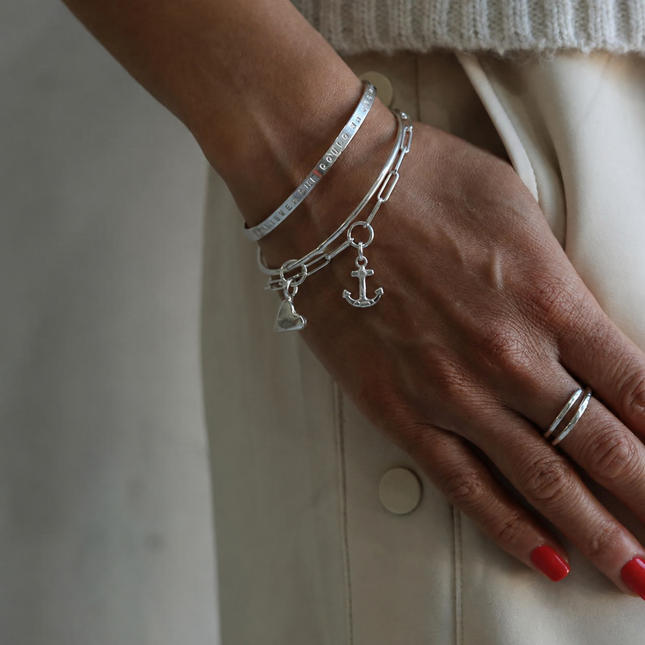 Anchor Trace Bracelet
