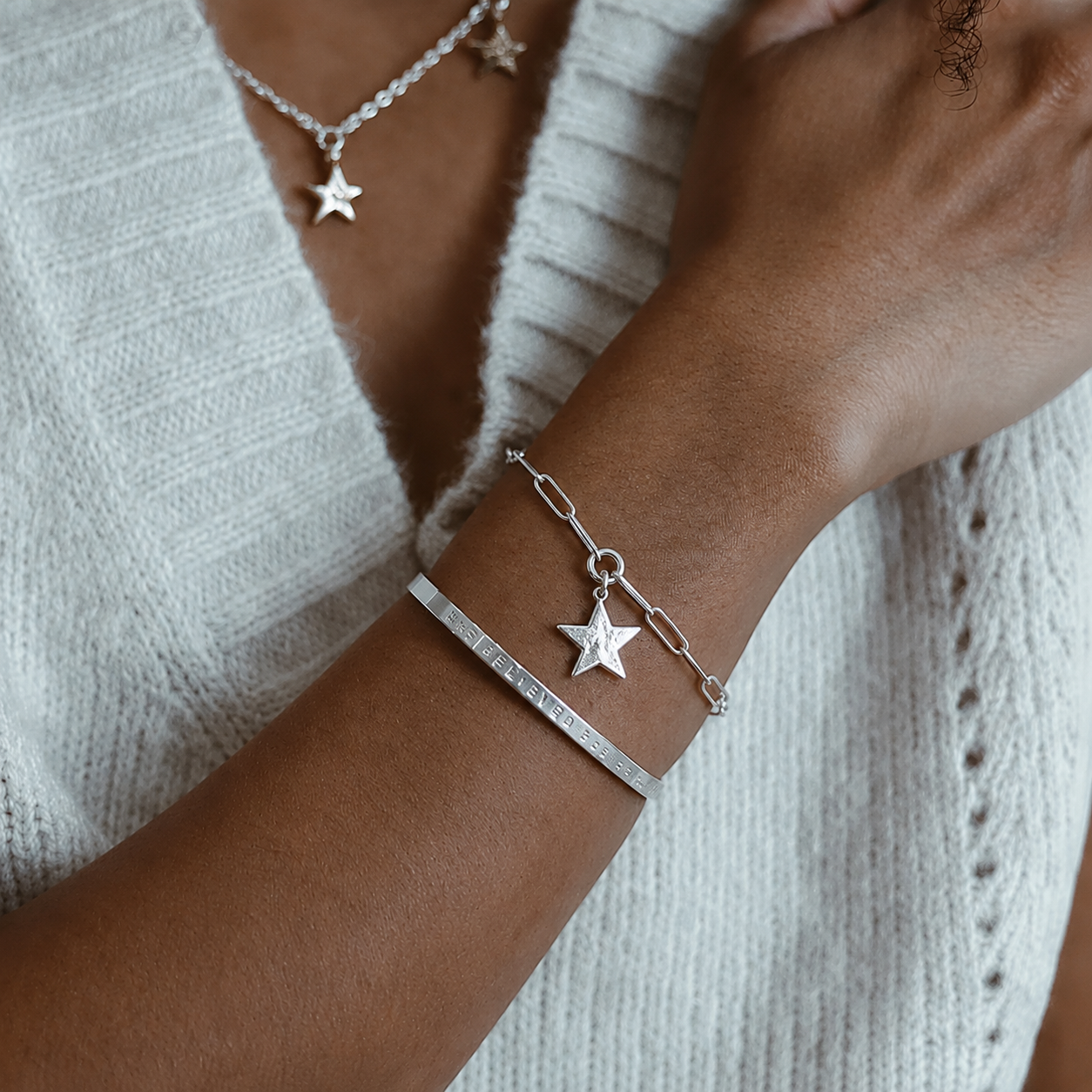 Midi Star Trace Bracelet