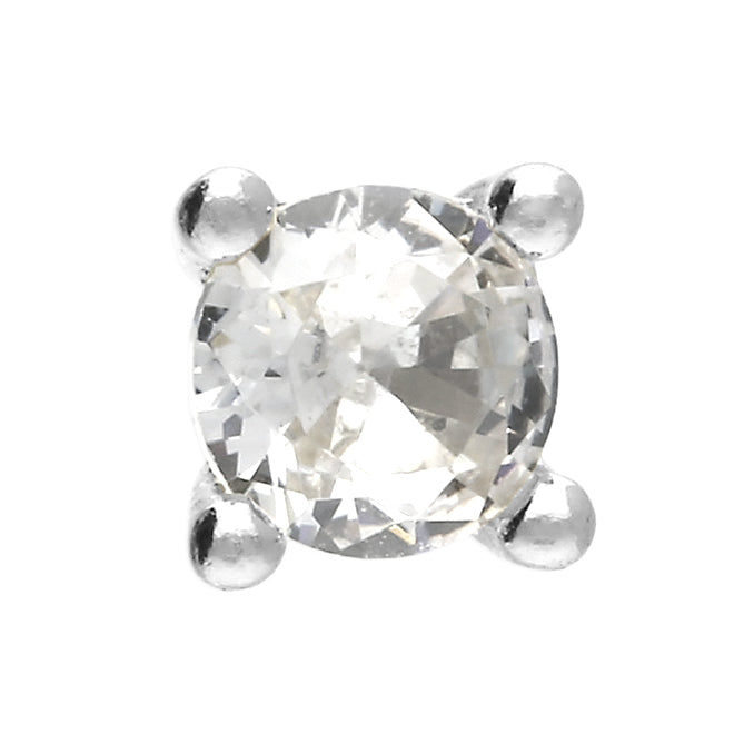 Solitaire Flat Back Cartilage Stud