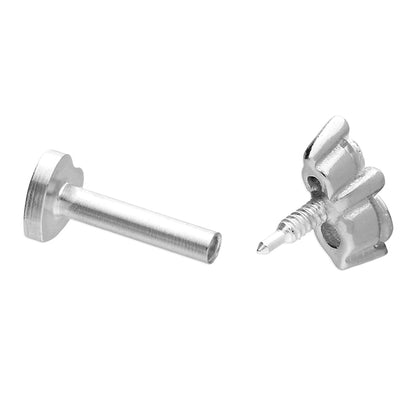 Twin Sparkle Flat Back Stud
