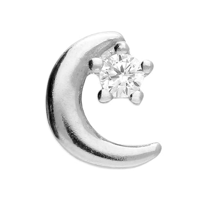 Moon Flat Back Stud