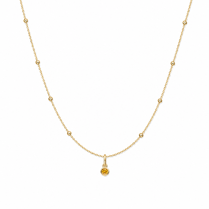 Satellite Birthstone Necklace