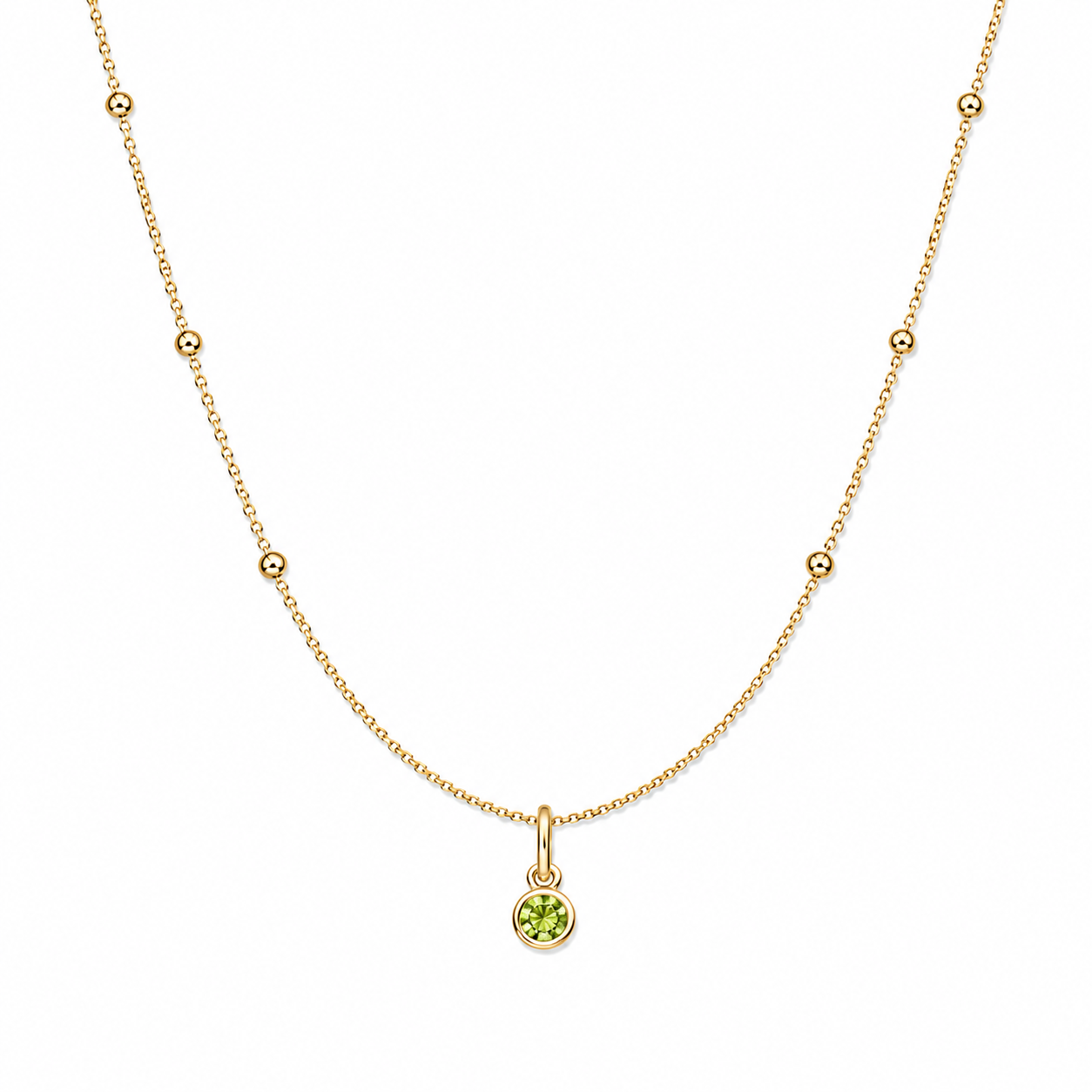 Satellite Birthstone Necklace