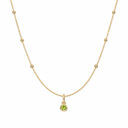 Satellite Birthstone Necklace