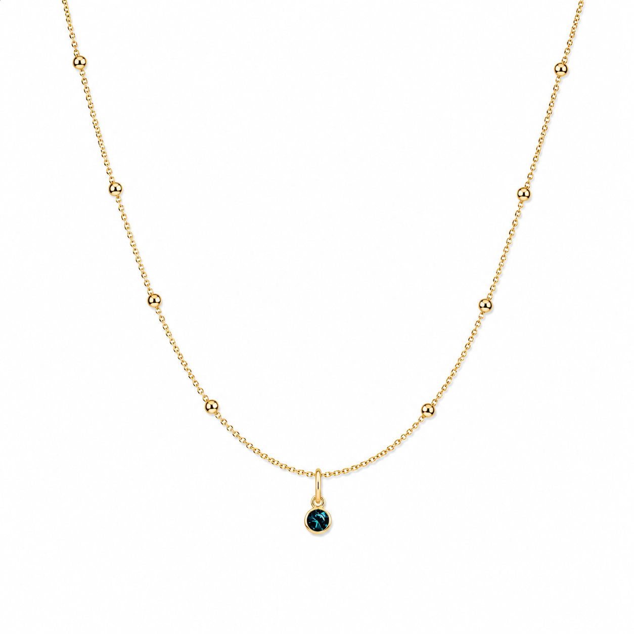 Satellite Birthstone Necklace