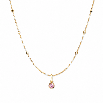 Satellite Birthstone Necklace