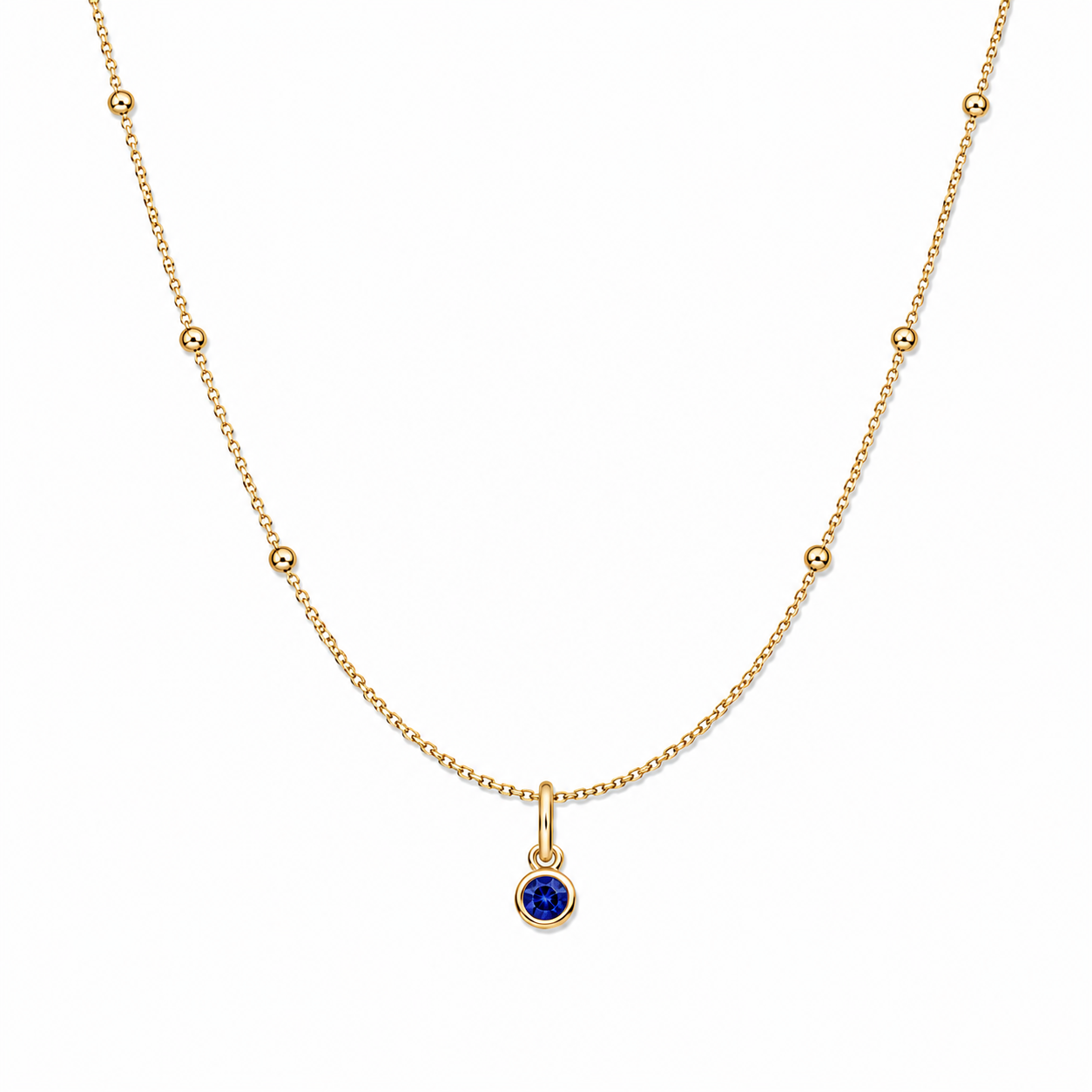 Satellite Birthstone Necklace