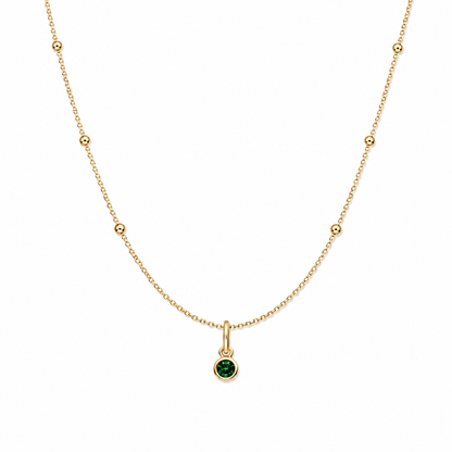 Satellite Birthstone Necklace