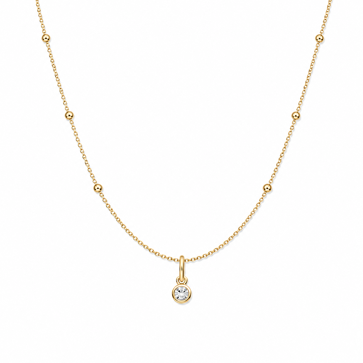 Satellite Birthstone Necklace